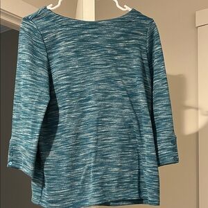 Croft & Barrow Blue Long Sleeve Top